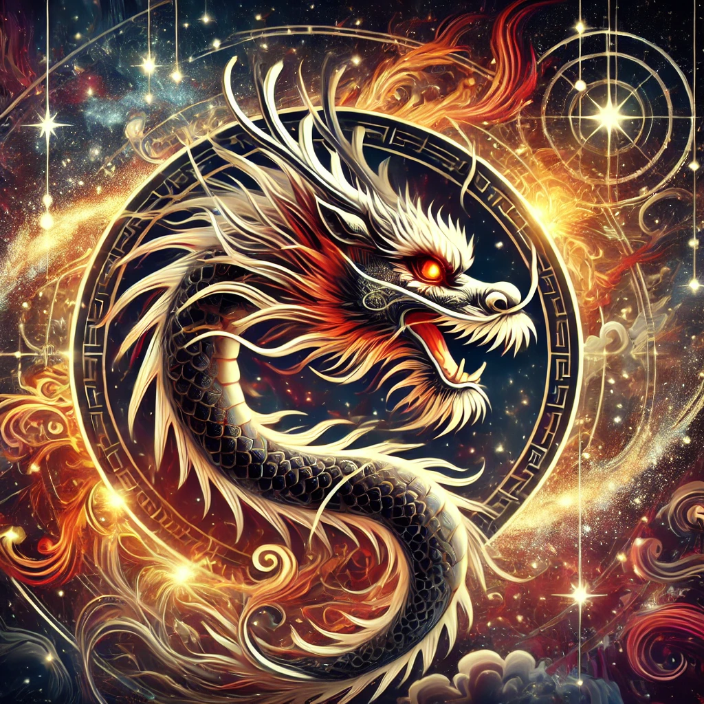 Chinese zodiac dragon artwork