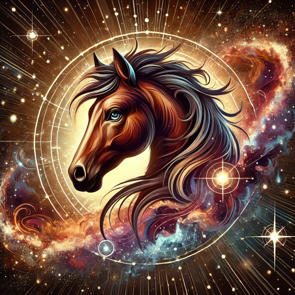 Horse Chinese zodiac artwork