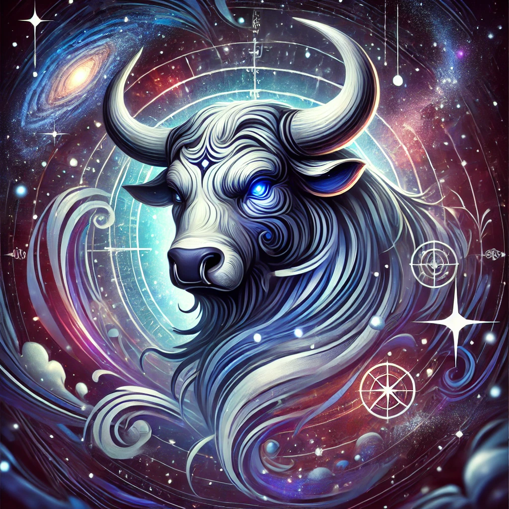 Ox Chinese zodiac artwork