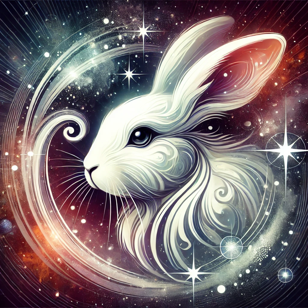 Rabbit Chinese zodiac artwork