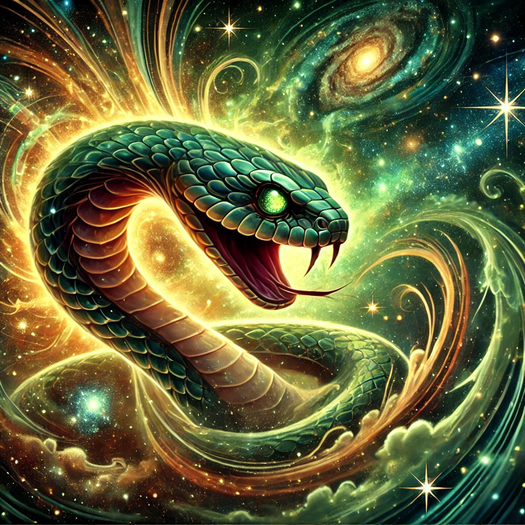 Snake Chinese zodiac artwork