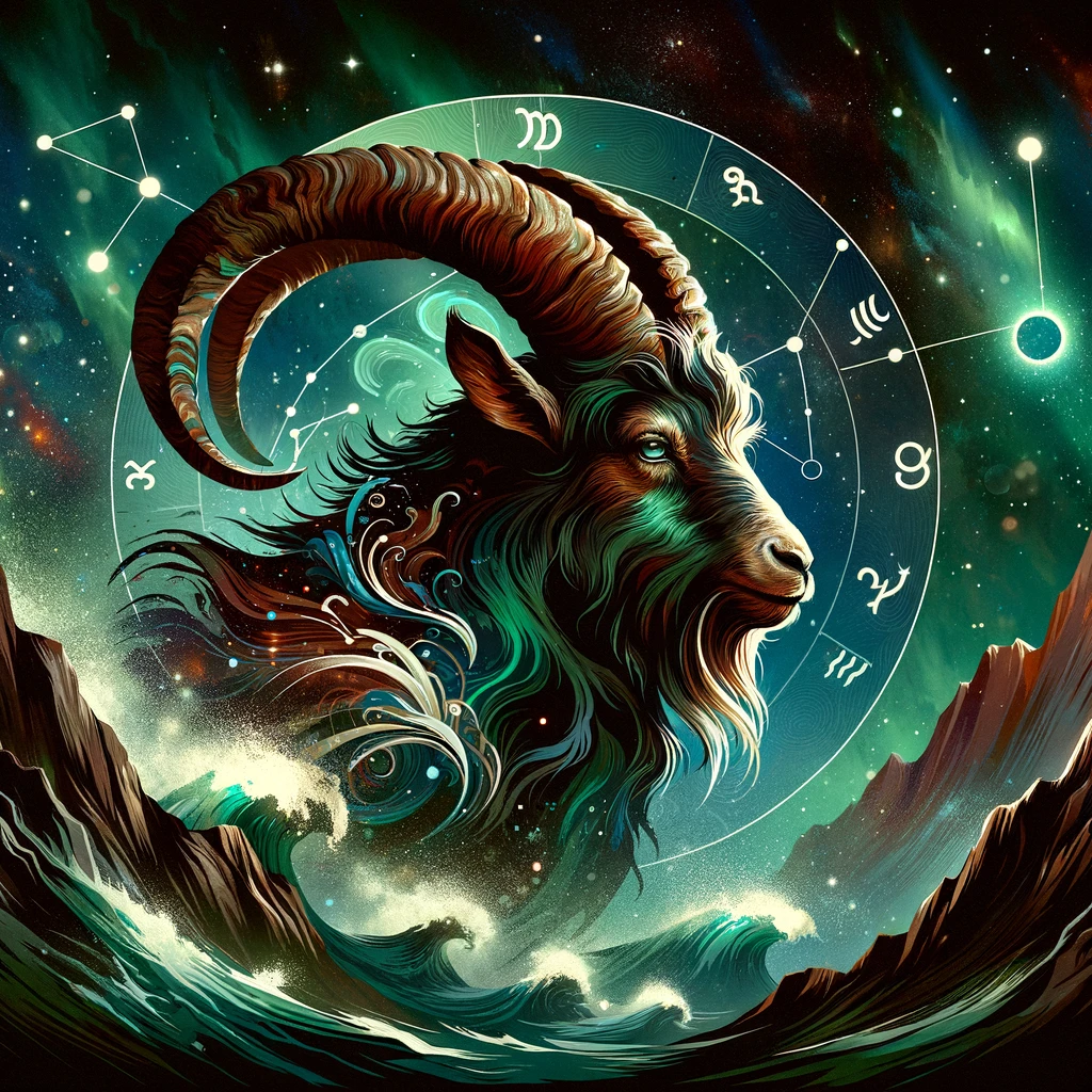 Capricorn zodiac artwork