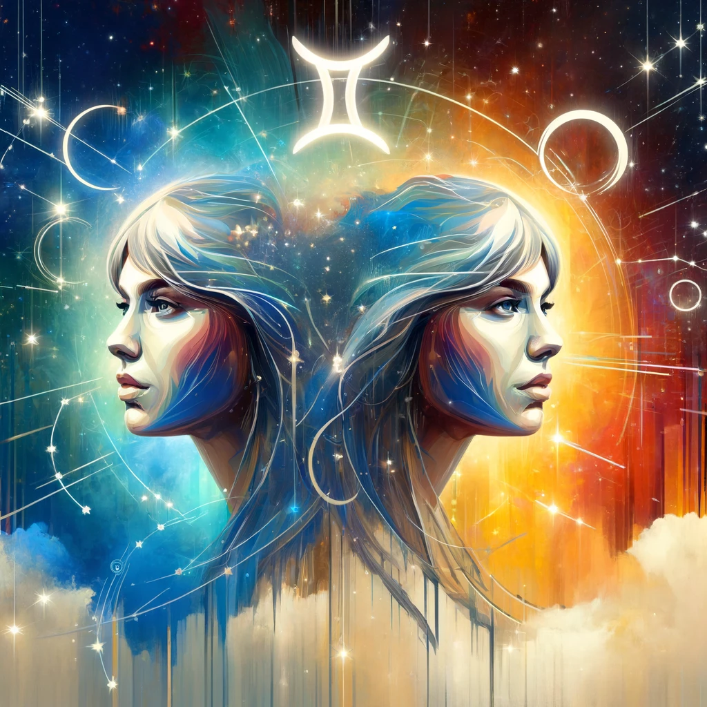 Gemini zodiac artwork