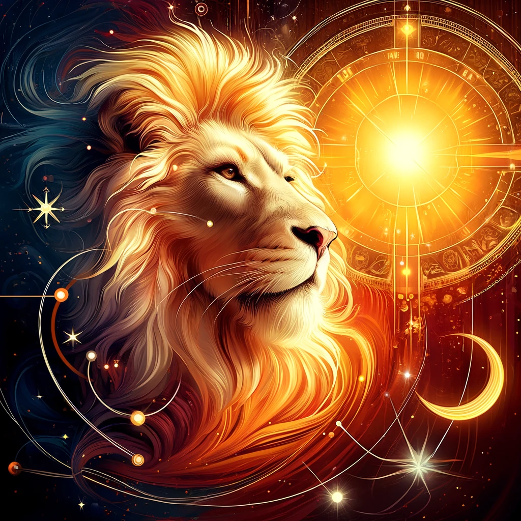 Leo zodiac artwork