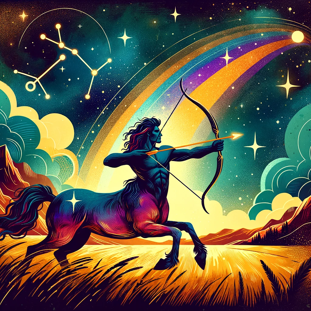 Sagittarius zodiac artwork