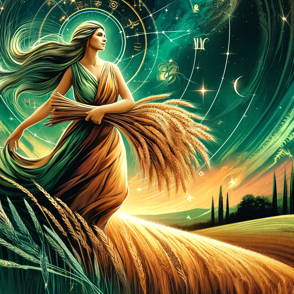 Virgo zodiac artwork